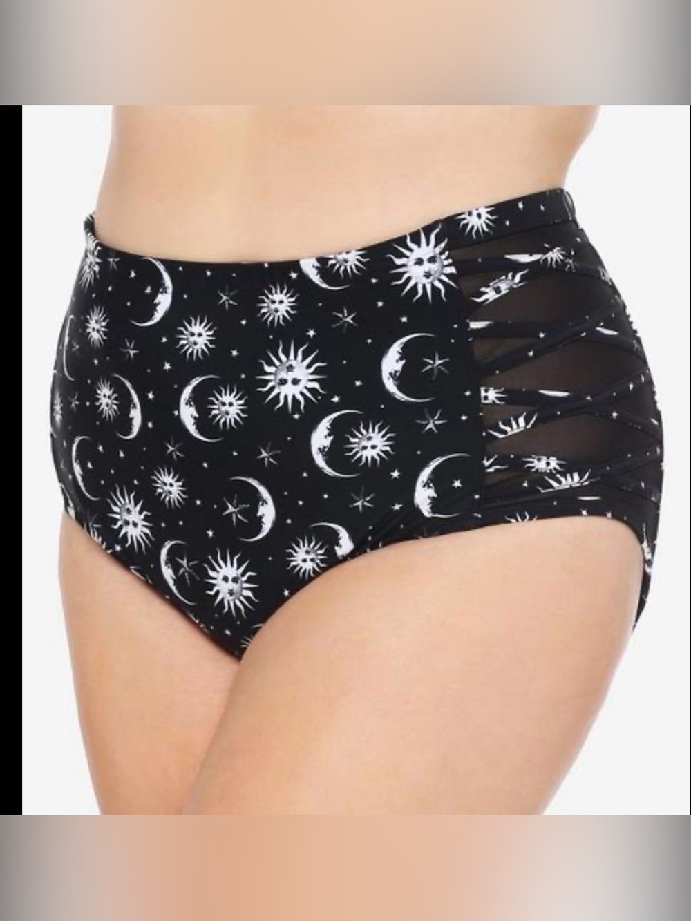 Celestial High-Waisted Swim Bottoms Plus Size XL